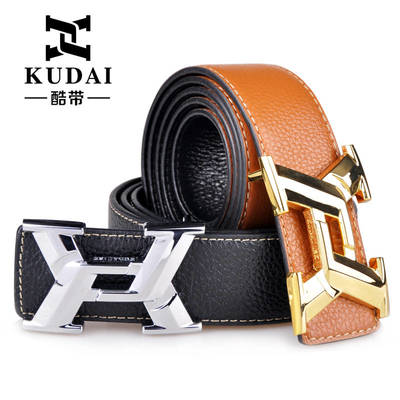 KUDAI酷帶皮帶 男士真皮平滑扣與牛皮腰帶的時尚魅力